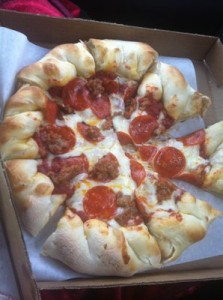 The Blind Onion Chorizo Pizza 